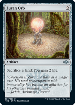 MTG Zuran Orb - Foil, Modern Horizons 2, Lightly Played, English - Image 1