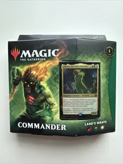 MTG Sealed - Magic the Gathering: Zendikar Rising Commander Deck - Land's Wrath - Image 1