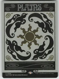 MTG Plains Rainbow Foil Foil NM Secret Lair Drop Series Magic 888 - Image 1