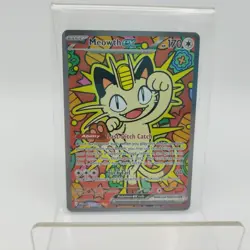 Meowth ex 121/088 ENGLISH Special Illustration Rare - Perfect Order SIR Pokemon - Image 5