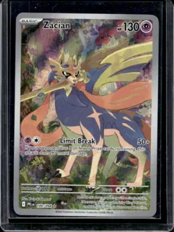 2025 Pokemon Phantasmal Flames Zacian Illustration Rare #100/094 - Image 1