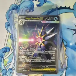 Pokemon Mega Starmie EX Holo 118/088 Stage 1 330HP Jetting Blow Nebula Beam - Image 1