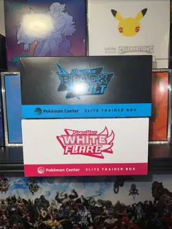 ✅✅ Pokemon Black Bolt and White Flare Pokemon Center ETB - Sealed NO RIPS ✅✅ - Image 2