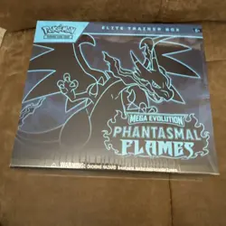 Pokemon TCG Mega Evolution Phantasmal Flames Elite Trainer Box ETB SEALED NEW! - Image 1