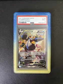 Pokemon TCG Empoleon v Alternative Art Holo Ultra Rare 146/163 PSA 9 - Image 1