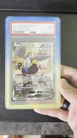 Pokemon TCG Empoleon v Alternative Art Holo Ultra Rare 146/163 PSA 9 - Image 2