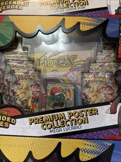 Lot of (3) Pokemon TCG Ascended Heroes Premium Poster Collection Box Sealed - Image 3