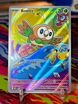 Pokemon TCG First Partner Illustration Rare ROWLET Black Star Promo 041 (pics) - Image 1
