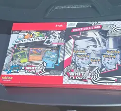 Sams Club Pokemon White Flare Binder Collection and Poster Collection IN HAND - Image 1