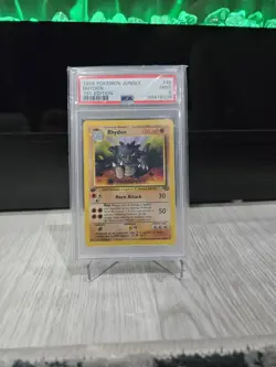 Pokemon TCG Rhydon Jungle 1st Edition Uncommon 45/64 PSA 9 - Image 1