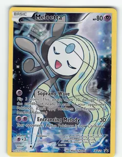 MELOETTA XY120 PROMO XY BLACK STAR PROMOS POKEMON MP - Image 2