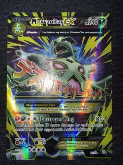 Pokemon TCG M Tyranitar EX 92/98 Full Art Ancient Origins Ultra Rare LP - Image 1