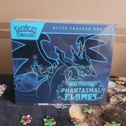 Pokemon Elite Trainer Box Mega Evolution Phantasmal Flames Charizard Gengar - Image 1