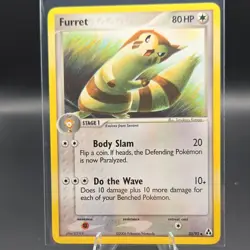 Pokemon TCG Furret 33/92 EX Legend Maker Stage 1 80HP Uncommon Regular - Image 1