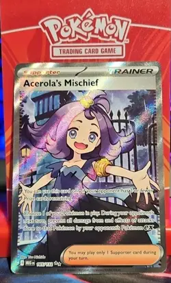 Pokemon TCG : Acerola's Mischief 183/132 Me01: Mega Evolution Holo NM - Image 1
