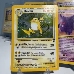 Pokemon - Raichu 16/130 - Base Set 2 - Rare Holo - MP - Image 1
