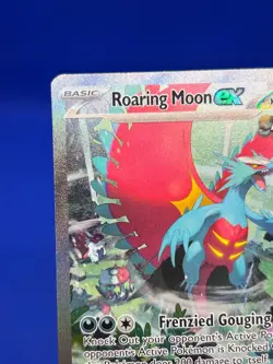 Pokemon SV04 Paradox Rift Roaring Moon ex 251/182 Special Illustration Rare NM - Image 3