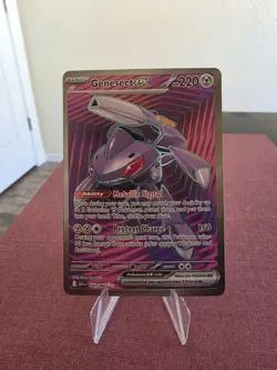 Pokemon TCG Genesect EX Black Bolt Holo Double Rare - Image 1