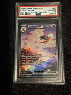 PSA 10 GEM MT Pokemon TCG en Charizard ex Special Illustration Rare SIR 199/165 - Image 5
