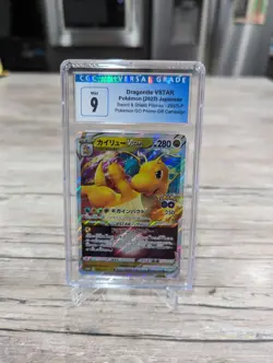 CGC 9 MINT Japanese Dragonite VSTAR 293/S-P GO Gift Holo Promo Pokemon TCG 2022 - Image 2