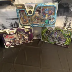 SET OF 3!!! Pokemon Lucario&Zoroark&Kleavor VSTAR Premium Collection - Image 1