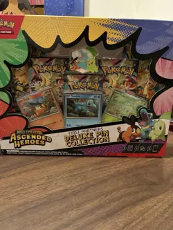 Pokemon Ascended Heroes Bundle ETB + Poster + Pin Collection 🔥 - Image 2