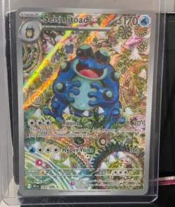 Pokemon TCG Seismitoad Illustration Rare Black Bolt 105/086 - Image 1