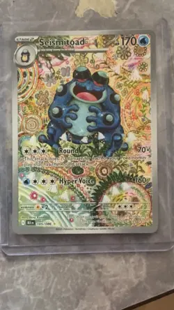 Pokemon TCG Seismitoad Illustration Rare Black Bolt 105/086 - Image 5