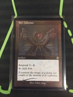 MTG Magic The Gathering Sol Talisman Foil Etched MH2 Rare Artifact Commander - Image 1