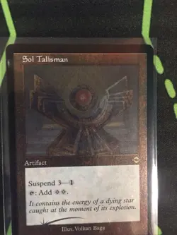 MTG Magic The Gathering Sol Talisman Foil Etched MH2 Rare Artifact Commander - Image 2