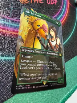 MTG Tifa Lockhart 567 Borderless Chocobo Track Foil Final Fantasy FIN - Image 3