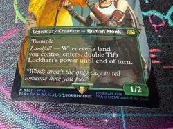 MTG Tifa Lockhart 567 Borderless Chocobo Track Foil Final Fantasy FIN - Image 5