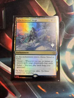 Mtg FOIL Glacierwood Siege - Promo Pack Tarkir Dragonstorm + Bonus Foils - Image 1