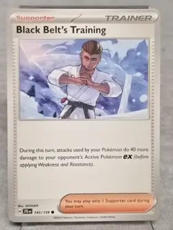✨Pokemon - Black Belt's Training - 145/159 - Common - Journey Together - NM✨ - Image 1