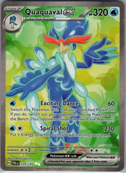 Quaquaval ex 235/193 SV02: Paldea Evolved - Pokemon Card - NM - Image 1