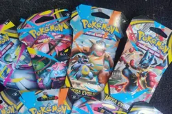 Pokemon TCG, All 4 Mega Evolutions Sleeved Booster Packs - Full Art Set 2025 - Image 3