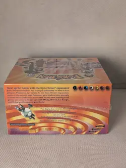 POKEMON GYM HEROES 1ST EDITION BOOSTER BOX / FACTORY SEALED / WOTC / YEAR 2000 - Image 5