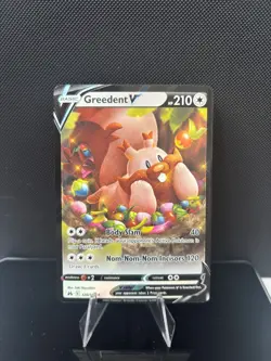 Pokemon Crown Zenith Greedent V 120/159 Holo Rare - Image 1