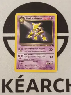 Pokemon Karte Dunkles Simsala 18/82 Team Rocket Set Pokemon Dark Alakazam TCG - Image 1