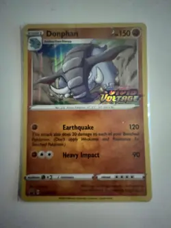 Donphan SWSH067 Prerelease Promo Holo Near Mint Condition Vivid Voltage Promo - Image 1