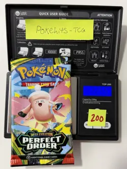 (HEAVY)🔥 22.55g Pokemon TCG Perfect Order Booster Pack Factory Sealed✅ - Image 1