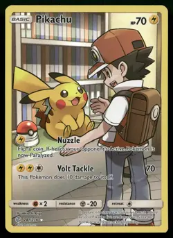 Pikachu 241/236 Cosmic Eclipse CEC Secret Rare Pokemon NM - Image 1