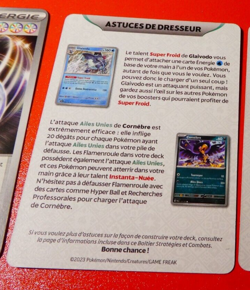POKEMON EVOLUTIONS A PALDEA CARD CARTE ASTUCES DE DRESSEUR 1 PAL FR MINT - Image 1