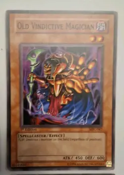 Vintage 1996 Yu-Gi-Oh! 15 Cards Lot- MFC 1st Ed Old Vindictive, Kaiser Colosseum - Image 4