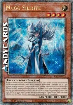 MAGO SILENTE • (Silent Magician) • Quarter Century • RA02 IT012 • 1Ed • Yugioh! - Image 1