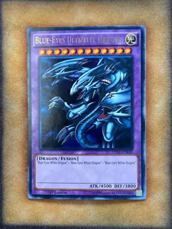 Yugioh Blue-Eyes Ultimate Dragon LDK2-ENK40 Ultra Rare 1st Ed NM - Image 1