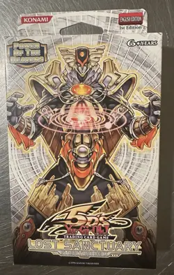 YUGIOH LOST SANCTUARY 1ST EDITION STRUCTURE DECK FACTORY SEALED - Image 1