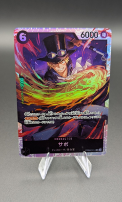Sabo PRB02-014 (Japanese) | One Piece Card Game | SR NM - Image 1