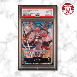 One Piece Card Japanese - Rebecca Leader Alternate Art #OP04-039 - PSA 10 - Image 1