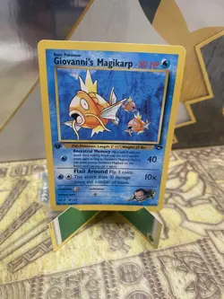 LP/NM Pokemon Card - Giovanni's Magikarp Gym Challenge 73/132 Common 1st Edition - Image 1